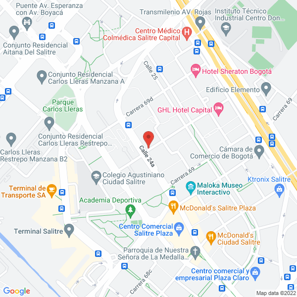 Map of Ehm Asesores Juridicos S.A.S.
