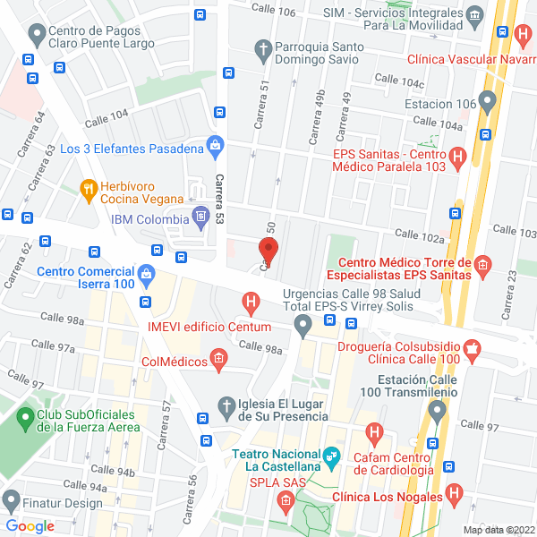 Map of Golden Comunicaciones Sas