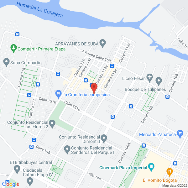 Map of Enfermeros A Su Servicio S.A.S.