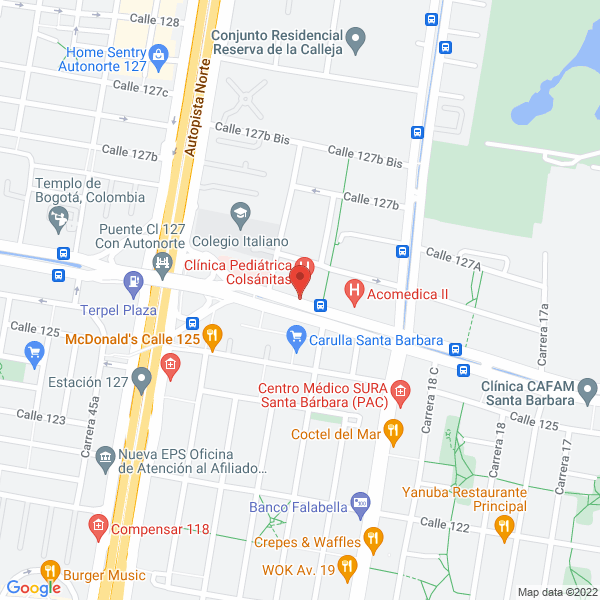 Map of Fbc Neurologia S.A.S