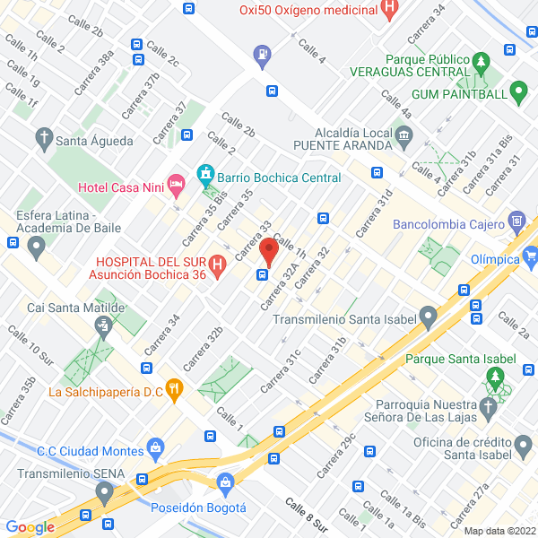 Map of Grupo Colombiano Ferretero S.A.S.