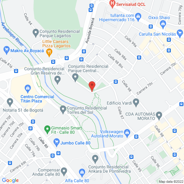 Map of Ingenieria Y Construccion Gadiz Sas