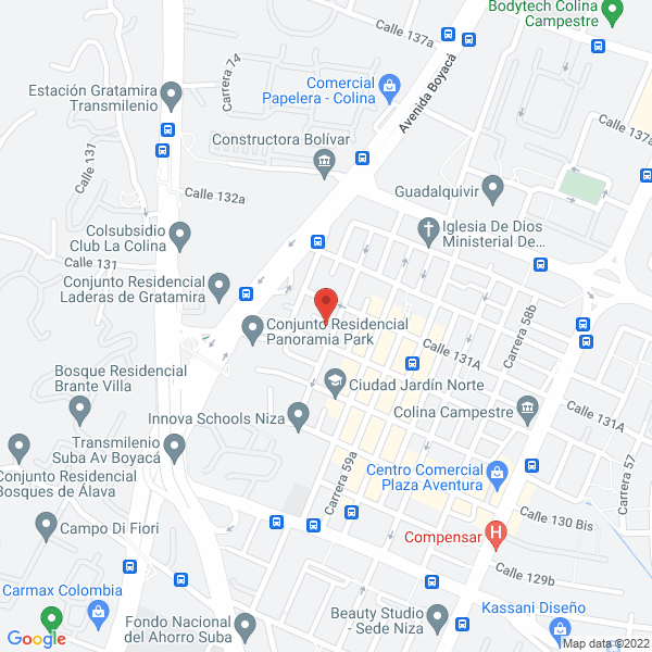 Map of Frutapac Colombia S.A.S.