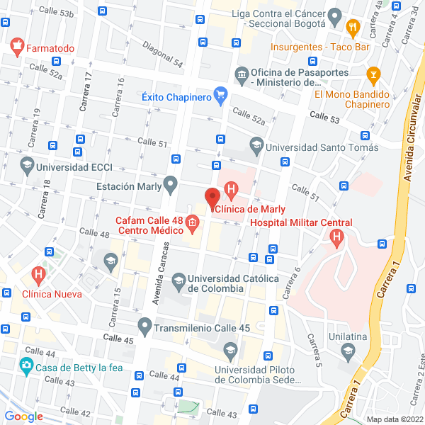 Map of Javier Galvis Sas