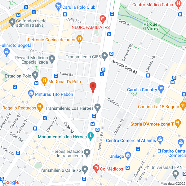 Map of Gestión Contabilidad Ingeniería Y Auditoria S.A.S.
