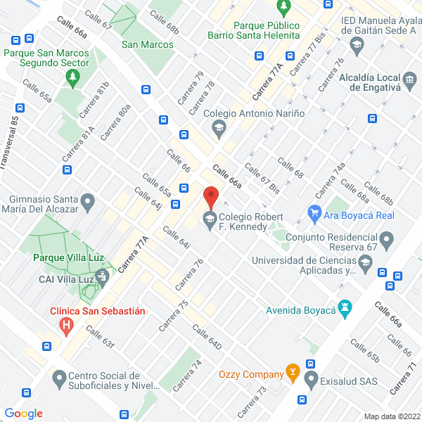 Map of Gestion Especializada Integral En Salud Ocupacional Y Psicologia S.A.S.