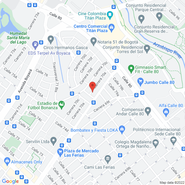 Map of Mybox Mudanzas Bogota Sas