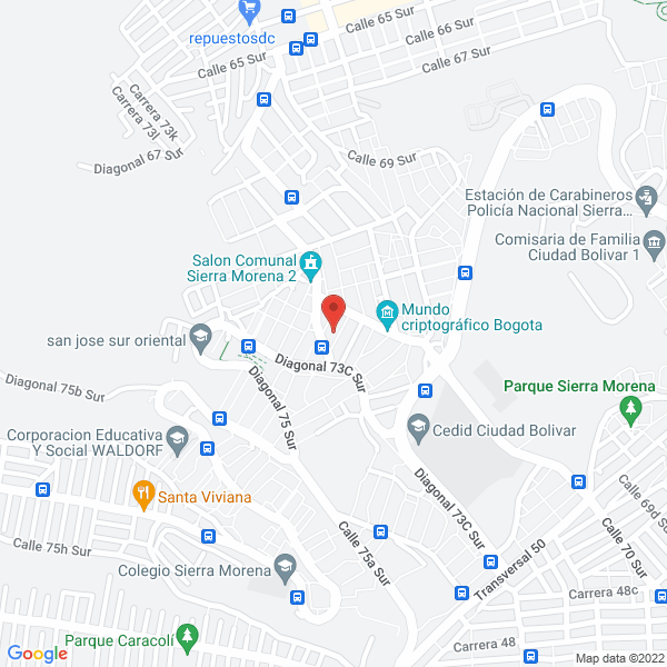 Map of Frebal Ingeniería S.A.S.