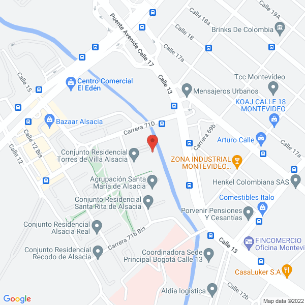 Map of Sociedad Colombiana De Medicina De Emergencias S.A.S