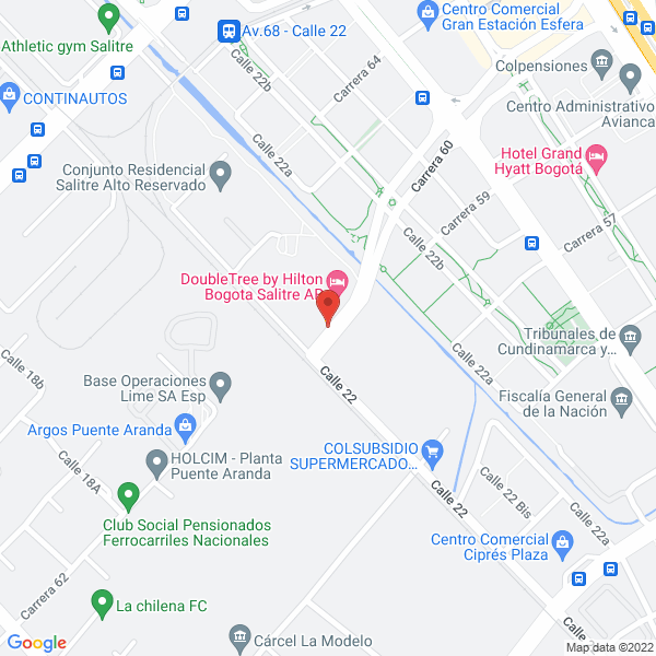Map of Gerencia Ingenieria Y Construccion De Obras Civiles Geicoc Sas