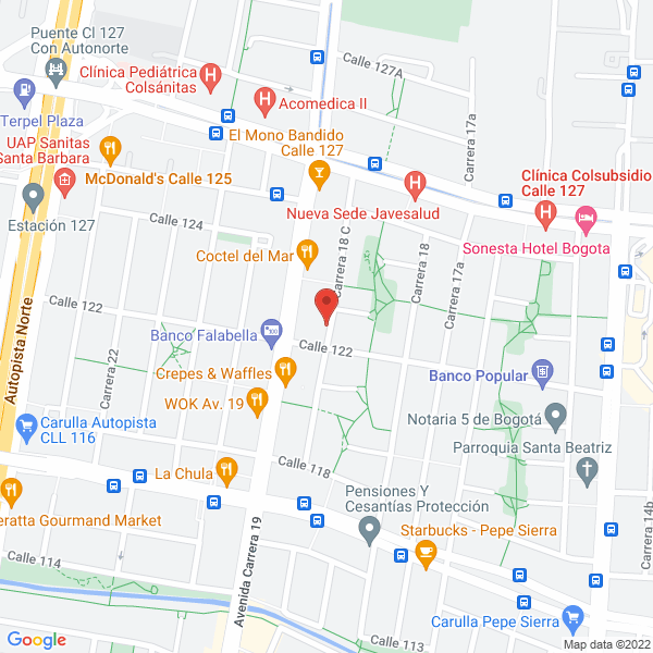 Map of Punto De Pago Por Internet Sas