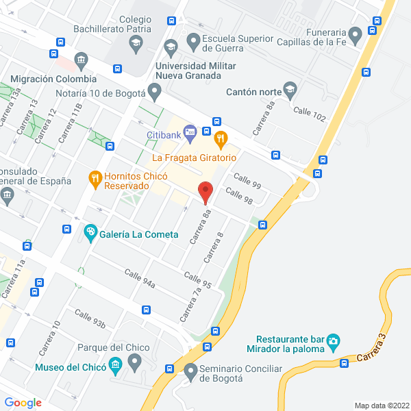 Map of Gonzalez Amaya Abogados S.A.S.