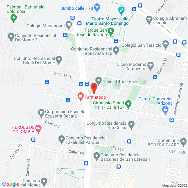 Map of R&I Seguros Ltda