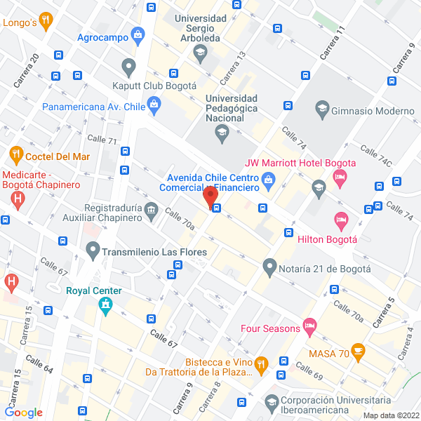 Map of Contac Center Baviera Sas