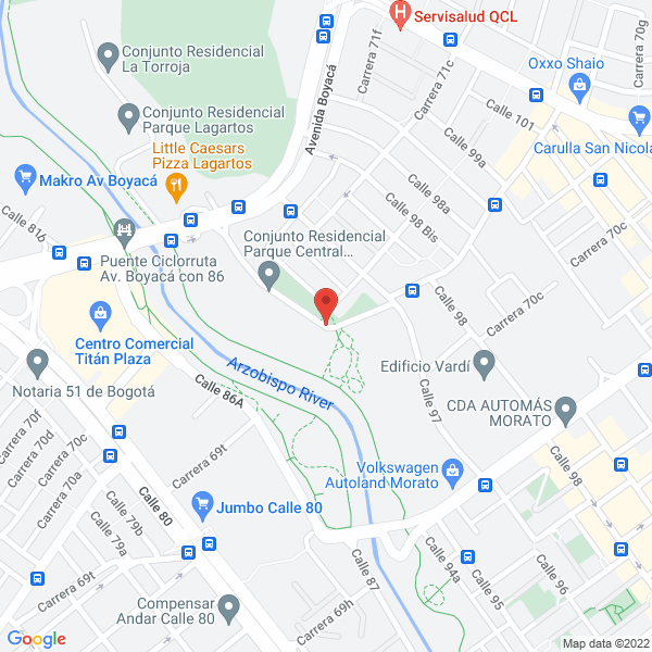 Map of Transportadora Jmb S.A.S.