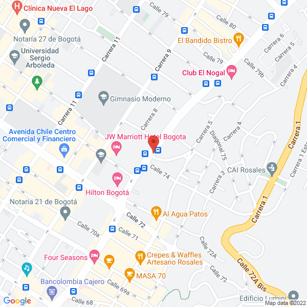 Map of Tropico Colombia S.A.S.