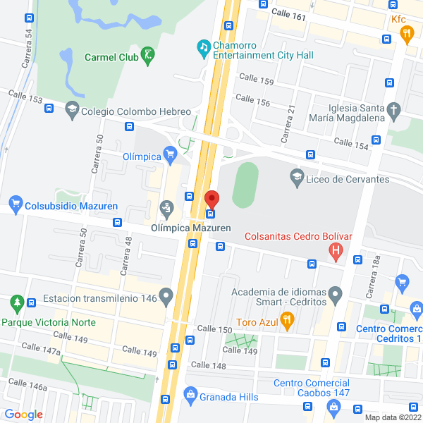 Map of Viveseguro Colombia Ltda.