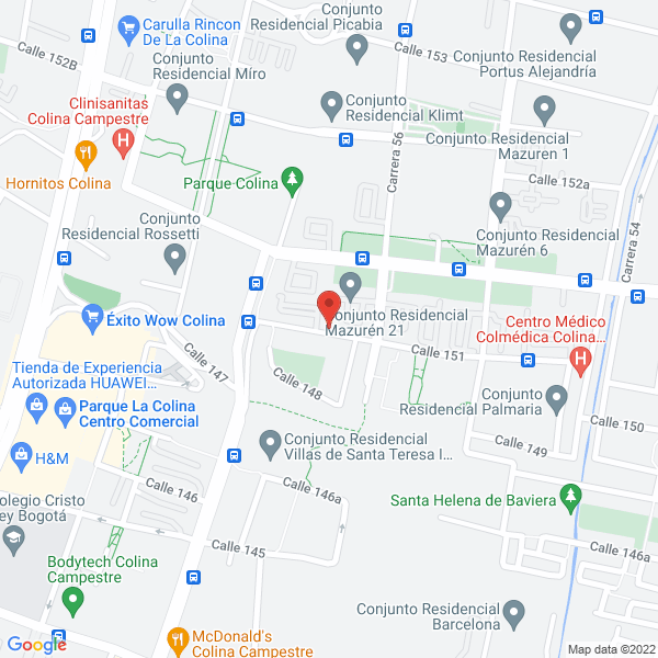 Map of Tempo Asesores Agencia De Seguros Y Cia Ltda