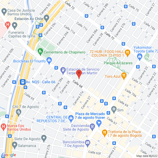 Map of Diseños Albecor