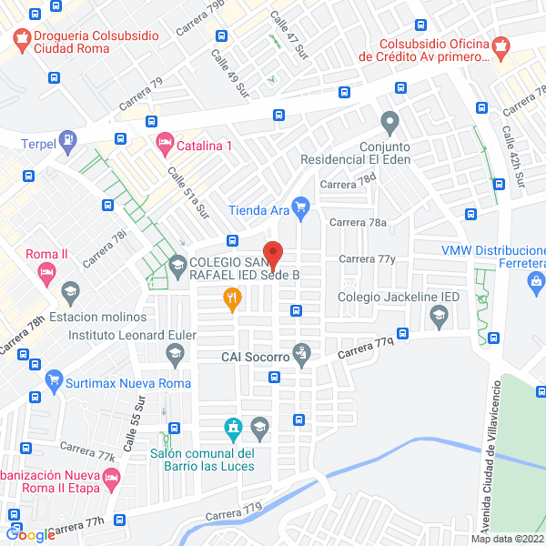 Map of Drogas Villa Rica