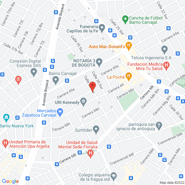 Map of Compusillas