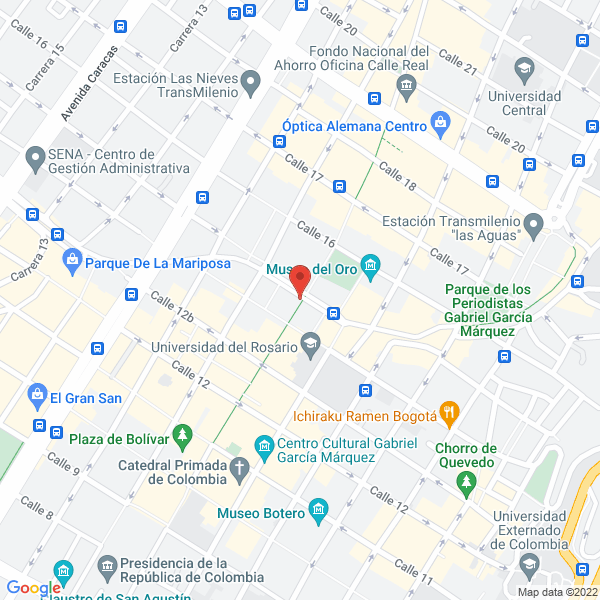 Map of Arango, Arboleda & Díaz Abogados