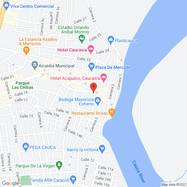 Map of Caucasalud S.A.S