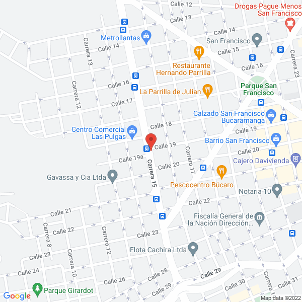 Map of Auto Lujos Nubicars La 15