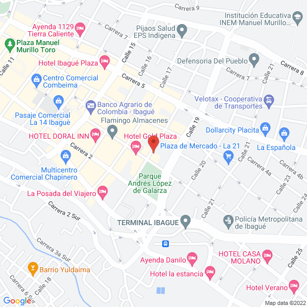 Map of Colegio Bautista