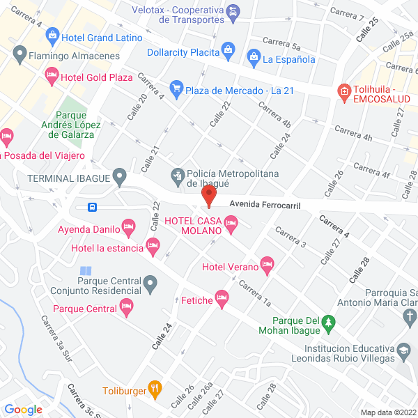 Map of Mecanogas Ltda.