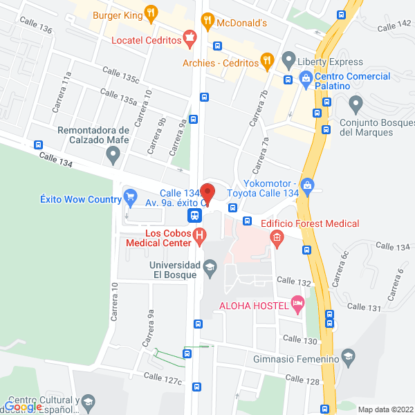 Map of Reyna Pedraza Y Asociados Y Cia S En C