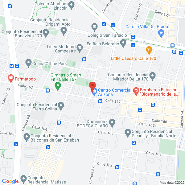Map of Comercializadora Autoindustrial G&Ch Ltda.
