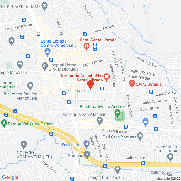 Map of Ezequiel Cáceres Nova