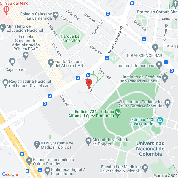 Map of Jardín Infantil El Rincón De Los Niños