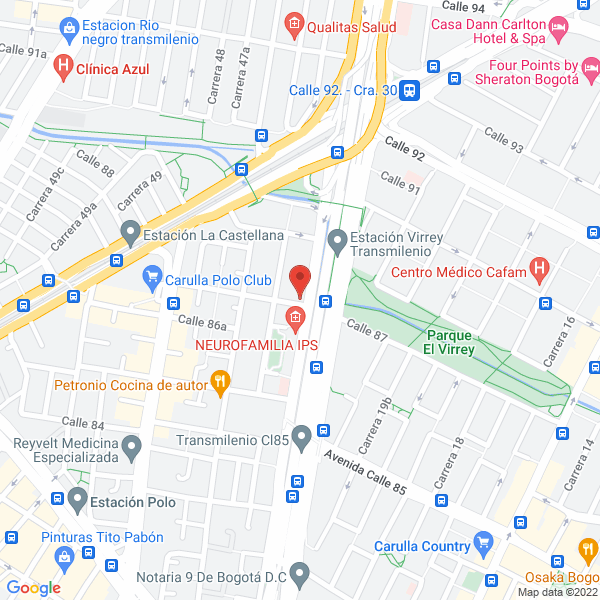 Map of Arquitectos Ingenieros Contratistas Aicon Ltda.