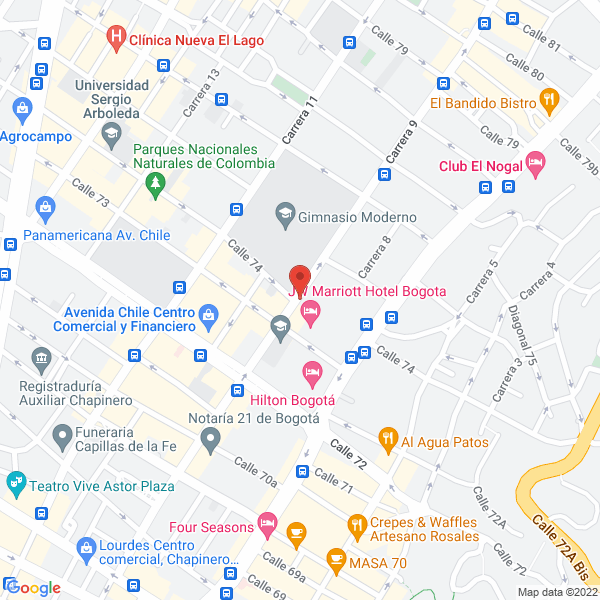 Map of Arias Y Cía S. En C.