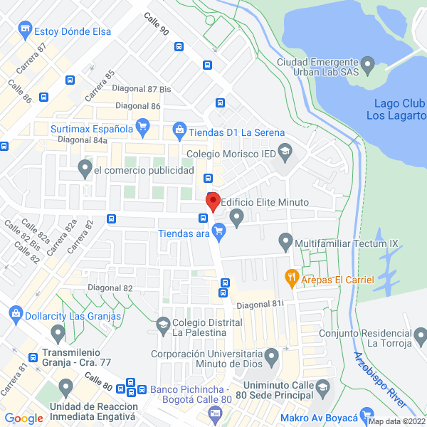 Map of Pinturas Y Decoreciones