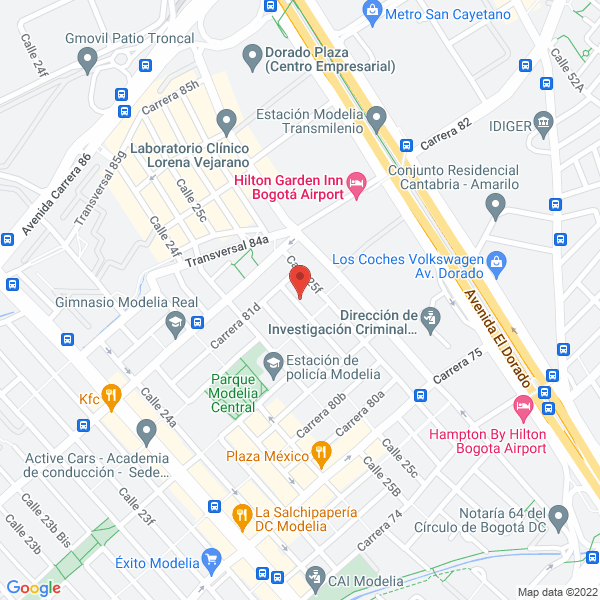 Map of Happy Pet Ltda.