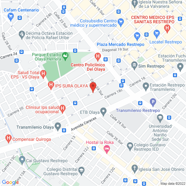 Map of Fabricolchados