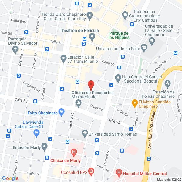 Map of Centro De Diseño Innovacion Y Negocios S.A.S.
