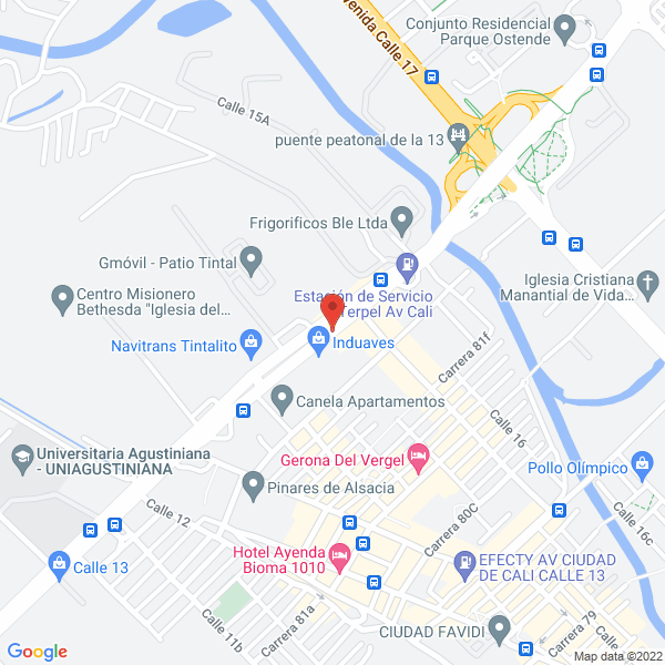 Map of Comercializadora Fes S.A.S
