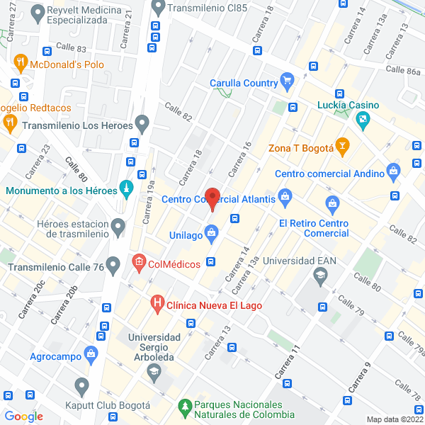Map of Distribuidora Marsal S.A.
