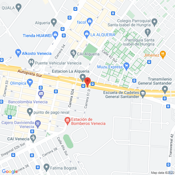 Map of Infante Navarrete Andrés Hernando