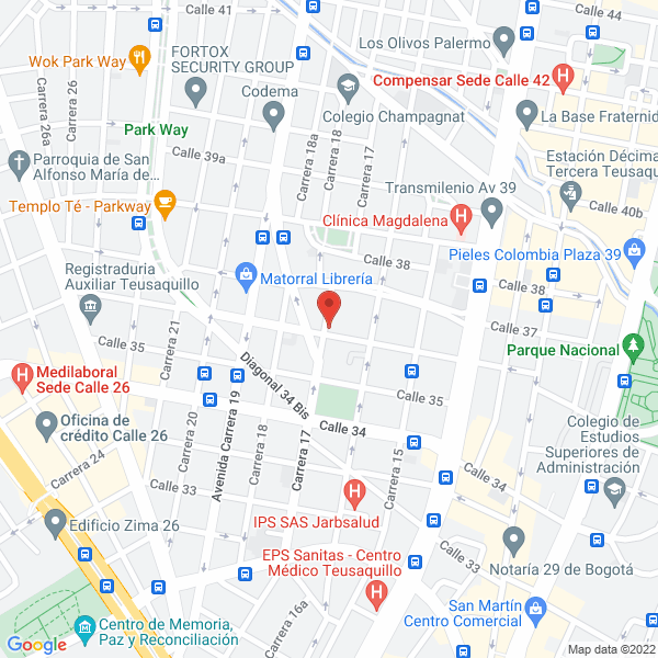 Map of Fraternidad Sacerdotal San Pío X