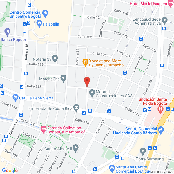 Map of Orlando Ramirez Gamboa & Abogados Asociados S.A.S