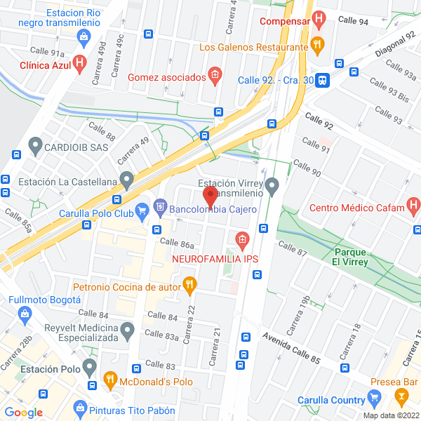 Map of Consultores Organizacionales Y Tecnológicos Don People