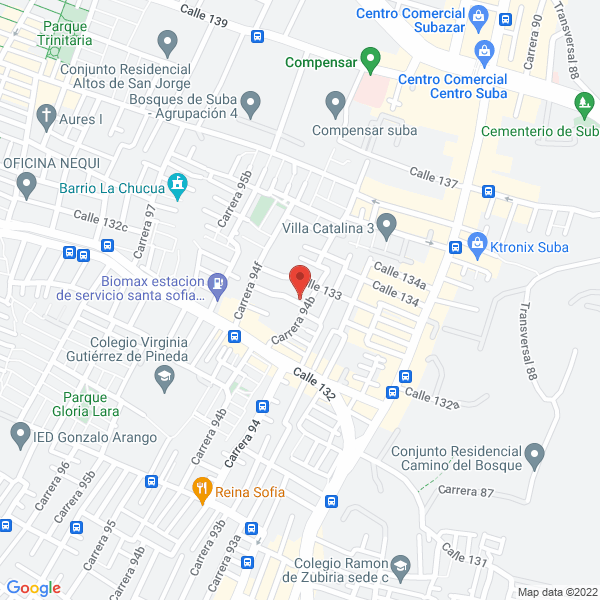 Map of Diseño E Ingeniería De Alta Tecnología En Proyectos Y Logística S.A.S.