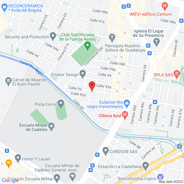 Map of Vidrialco S.A.S.