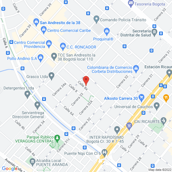 Map of Plastincol S.A.S