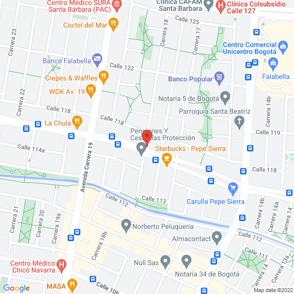 Map of Agencia De Seguros Mc Allister E Hijos Asociados Ltda.